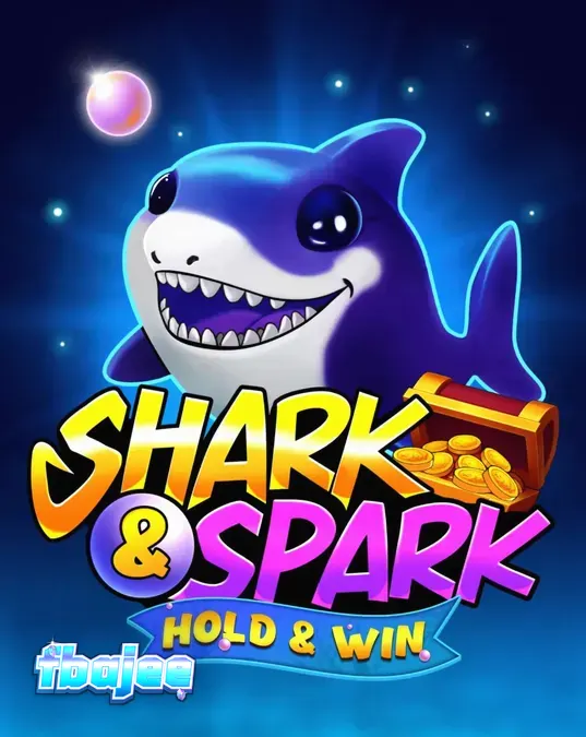 Shark & Spark Hold & Win স্লট গেমের রঙিন আন্ডারওয়াটার ইন্টারফেস